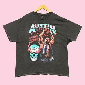 WWE Legends Stone Cold Steve Austin Expect no Mercy Tee 2X